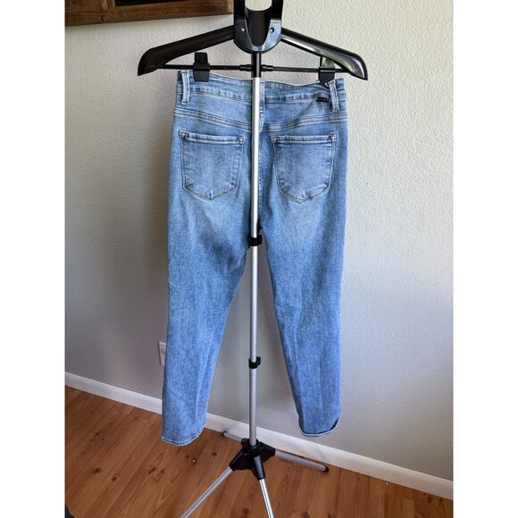 Risen Jeans High Rise Ankle Slim Straight Jean Light Wash Women's Size 9/29 - Picture 2 of 4